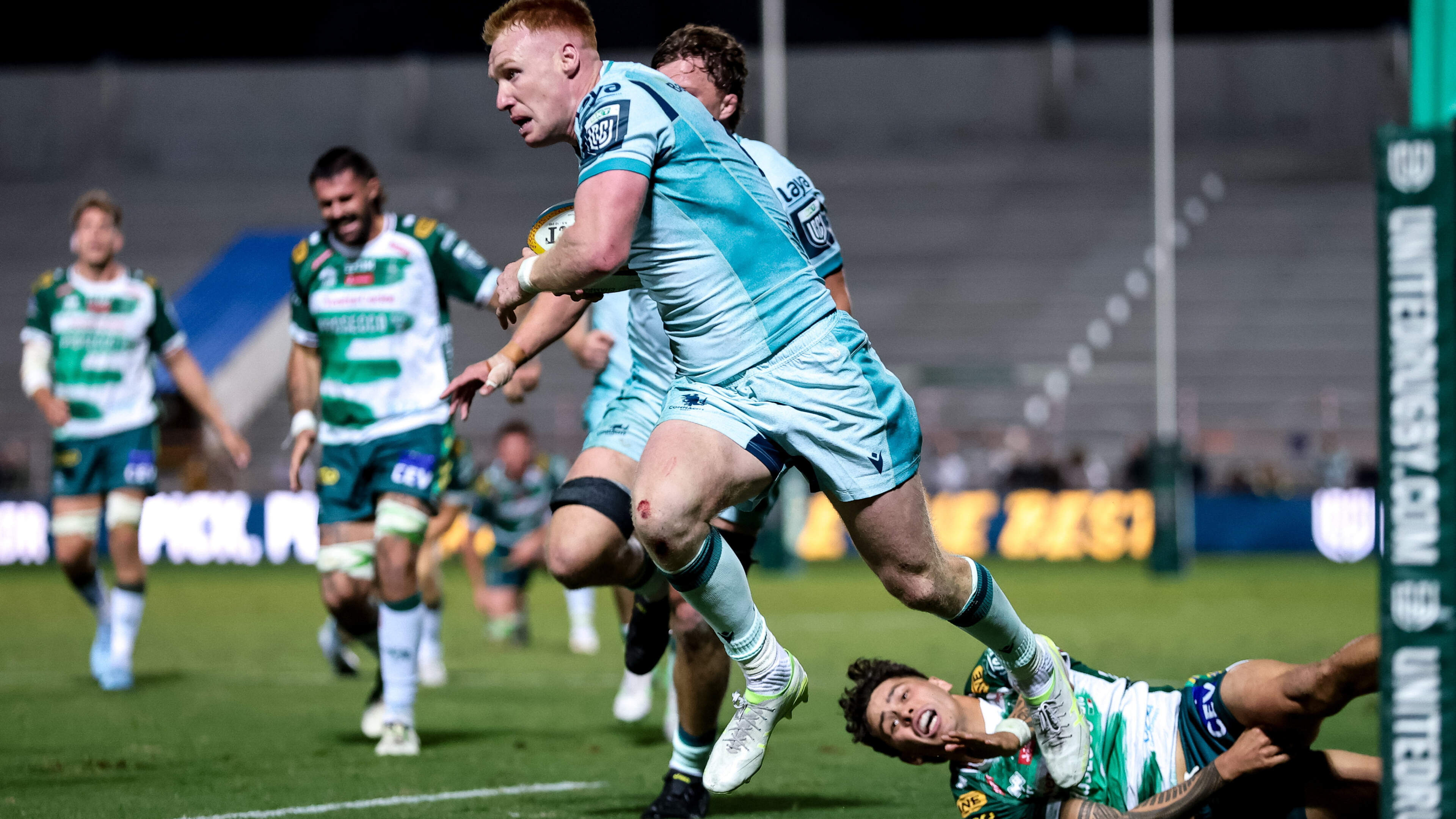 Ciarán Frawley crowns glorious debut with late try as Connacht snatch bonus-point victory
